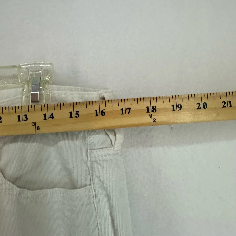 J.Crew Corduroy Straight Pants‎ Womens 31 White
